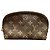 Louis Vuitton Pochette Cosmetic Handbag Pouch Braun