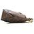Bolsa de Ombro Louis Vuitton Monogram Odeon NM MM Marrom Preto - vista 3
