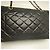 Bolsa de Ombro Chanel Double Flap com Corrente Preto - vista 10