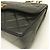 Bolsa de Ombro Chanel Double Flap com Corrente Preto - vista 17