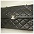 Bolsa de Ombro Chanel Double Flap com Corrente Preto - vista 8