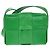 Bottega Veneta Cassette Maxi Intrecciato Leather Extra Mini Verde - vista 2