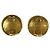 Chanel Vintage Coco Mark vergoldete Clip-Ohrringe Golden - Ansicht 3