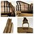 Borsa a mano Burberry in pelle marrone - vista 6