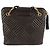 BALLY Vintage gesteppte braune Leder-Schultertasche mit Kette - Ansicht 2