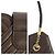 BALLY Vintage gesteppte braune Leder-Schultertasche mit Kette - Ansicht 5