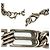 Bracciale Balenciaga Bb Icon Gourmette Misura M in Ottone Argento per Uomo - vista 6