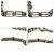 Bracciale Balenciaga Bb Icon Gourmette Misura M in Ottone Argento per Uomo - vista 7