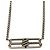 Collar Balenciaga BB Icon chapado en plata