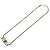 Collar Balenciaga BB Icon chapado en plata - vista 3