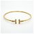 Autre Marque Bracciale rigido Tiffany & Co. T-Wire in oro giallo 18K - vista 4