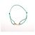 Autre Marque Bracciale in cordino mini con charm T Smile Tiffany & Co. Blu - vista 3