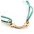 Autre Marque Bracciale in cordino mini con charm T Smile Tiffany & Co. Blu - vista 4