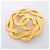 Broche Chanel banhada a ouro Dourado - vista 2