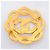 Broche Chanel banhada a ouro Dourado - vista 5