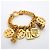 Pulseira de Berloques Banhada a Ouro Chanel Dourado - vista 2