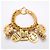 Pulseira de Berloques Banhada a Ouro Chanel Dourado - vista 3