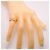 Anello Cartier Love in oro rosa 18K con diamanti - vista 8