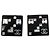 Chanel Black and Silver Clip-On Ohrringe Schwarz Silber