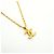 Collier Chanel plaqué or Doré - vue 2