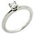 Autre Marque Tiffany & Co. Platin-Solitär-Diamantring