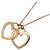 Autre Marque Tiffany & Co. Sentimental Double Heart Halskette