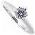 Autre Marque Anello solitario con diamante Tiffany & Co.