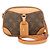 Bolso de hombro Louis Vuitton Monogram Deauville MINI M45528 Castaño