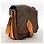 Bolso de hombro Louis Vuitton Monogram Cartouchiere MM Castaño - vista 2