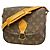 Bolso de hombro Louis Vuitton Monogram Saint Cloud GM Castaño