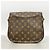 Bolso de hombro Louis Vuitton Monogram Saint Cloud GM Castaño - vista 14