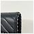 Chanel Tri-fold Portemonnaie aus schwarzem Lammleder - Ansicht 5