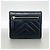 Chanel Tri-fold Portemonnaie aus schwarzem Lammleder - Ansicht 8