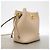 Louis Vuitton Nano Lock Me Bucket Schultertasche Beige - Ansicht 2