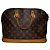 Sac Louis Vuitton Alma PM Monogram Couro Castanho Marrom Monograma
