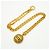 Collana Chanel placcata oro D'oro - vista 3