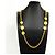 Collana Chanel Mademoiselle placcata oro D'oro - vista 7