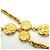 Collana Chanel Mademoiselle placcata oro D'oro - vista 8