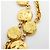 Collana Chanel Mademoiselle placcata oro D'oro - vista 9