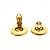 Boucles d'oreilles clips Chanel plaquées or Doré - vue 3