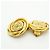 Boucles d'oreilles clips Chanel plaquées or Doré - vue 8
