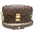 Bolsa Louis Vuitton Monogram Pochette Métis EW Marrom Monograma