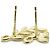 Autre Marque Pendientes trepadores Tiffany Olive Leaf en oro amarillo de 18K - vista 8