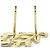 Autre Marque Pendientes trepadores Tiffany Olive Leaf en oro amarillo de 18K - vista 9