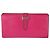 Hermès Hermes Bearn Classic lange Geldbörse in Rose Tyrien Pink