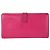 Hermès Hermes Bearn Classic lange Geldbörse in Rose Tyrien Pink - Ansicht 2