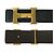 Hermès Cinturón reversible HERMES Constance con hebilla H Castaño Negro - vista 4