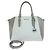 Bolsa Michael Kors Ciara em branco e cinza Marrom