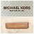 Borsa Tote Michael Kors MK Signature Mirella Marrone Bianco - vista 3