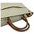 Bolso de hombro Michael Kors Medium Ivory Gray Castaño Crudo - vista 7